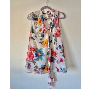 Cute Spring Floral Tank